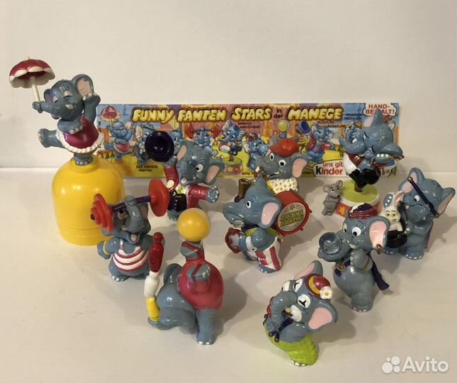 Игрушки из киндера 90х