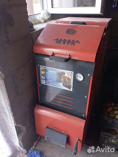 Твердо топливный котёл долгого горения