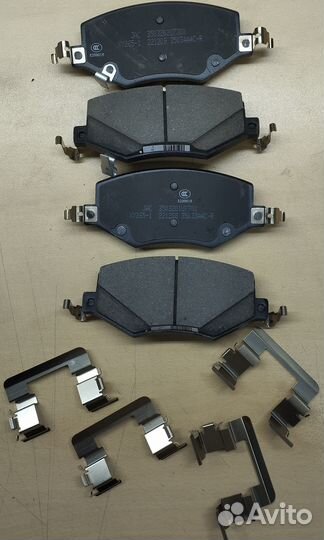 Колодки тормозные передние JAC J7 3503100U7300-F01