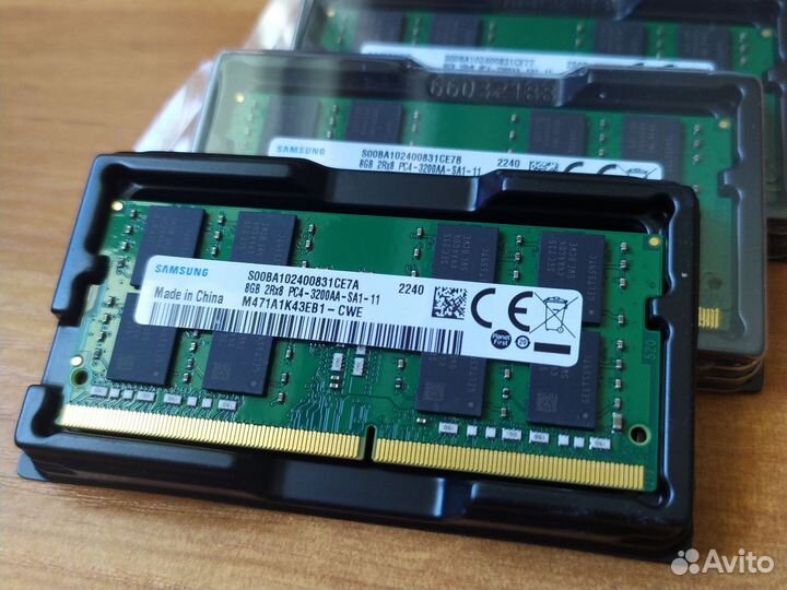 Ddr4 Samsung 8Gb, 16gb 32gb (pc4, 3200Mhz) Новая