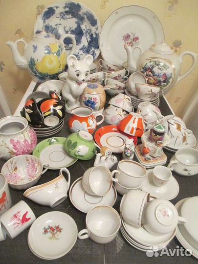 Фарфоровая посуда Дулево