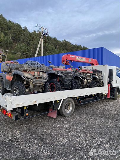 Грузоперевозки кран борт