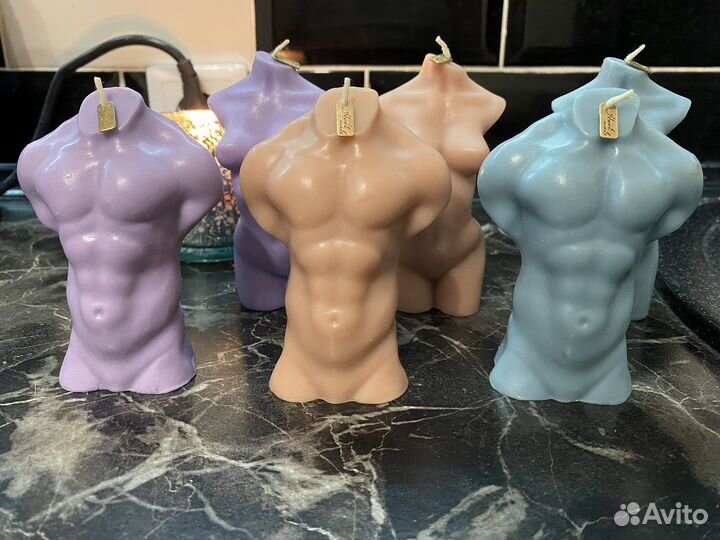 Свечи торс мужской и женский