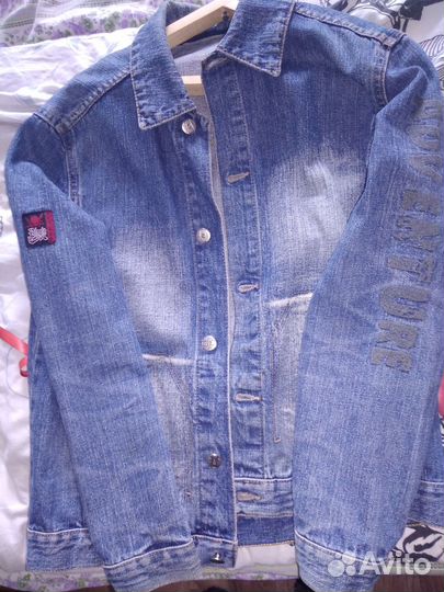 Джинсовая куртка для мальчика 158