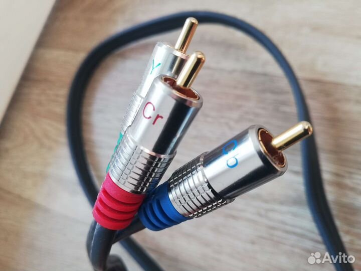 Кабель 3RCA-3RCA (тюльпан-тюльпан)