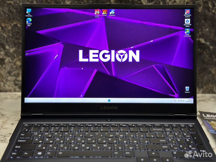 New Lenovo Legion 2K 165Гц Ryzen 7 5800/RTX/SSD1.5