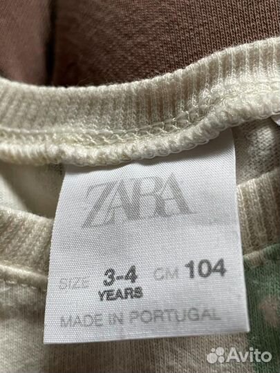 Лонгслив zara для мальчиков