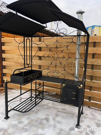 Мангал беседка