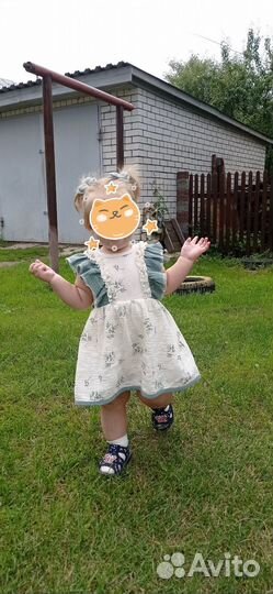 Платье боди для девочки