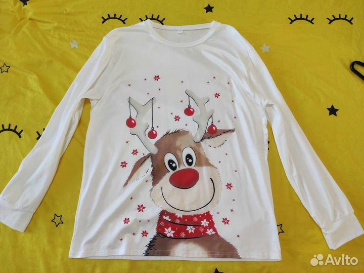 Пижамы новогодние family look