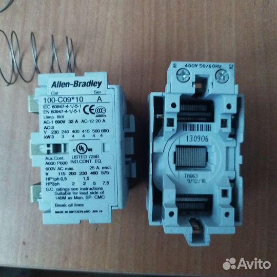 Контакторы Allen-Bradley 100-c09*10 / 100-c09z*10