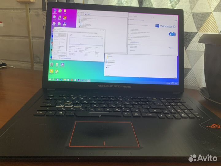 Ноутбук asus rog GL753DL