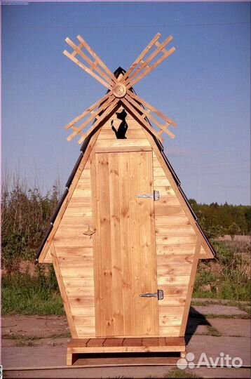 Дачный туалет деревянный Щ656