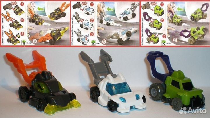 Киндер-сюрприз, техника, 7 разных серий