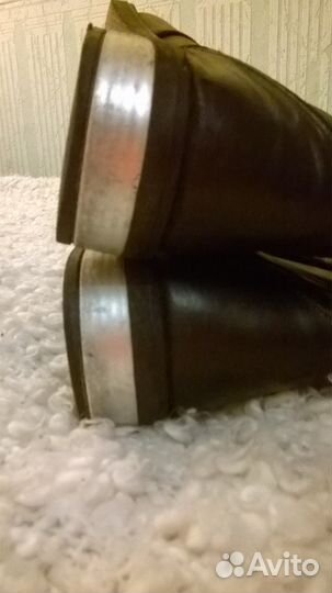 Сапоги демисезонные кожа