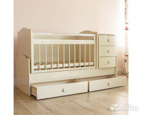 Кроватка-трансформер Можга Кирюша С859