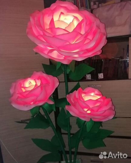 Напольные торшеры, ростовые цветы, настольные, нас