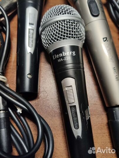 Микрофоны Defender mic140 и Elenberg MA-220