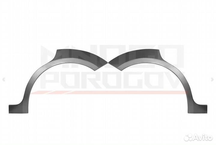 Комплект порогов кузовных Mazda MPV 2 (LW)