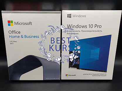 Windows 10 pro + Office Home and Business 2021 BOX