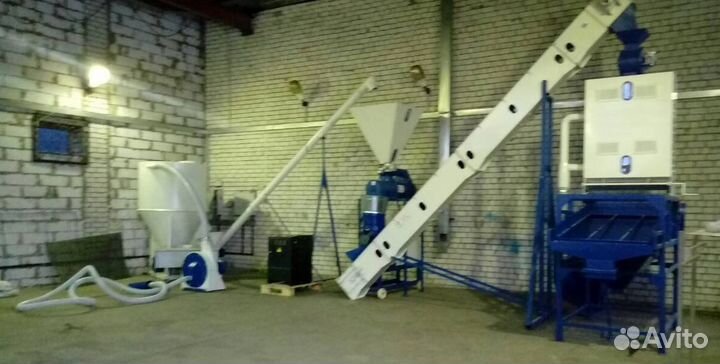 Линия гранулирования лузги 2000 кг/час