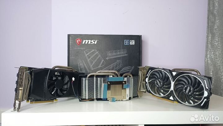 Новое охлаждение msi Armor rx 570 580