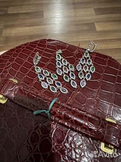 Серьги серебро