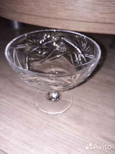 Ваза для варенья хрусталь СССР