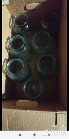 Банки стеклянные 3,2, 0.5