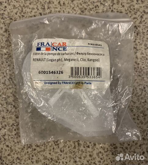 Фильтр бензонасоса и термостат Renault