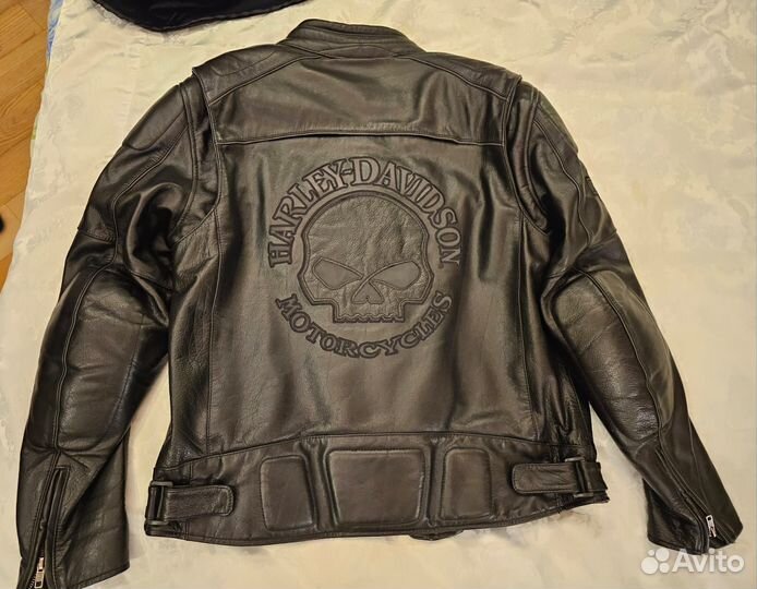 Мотокуртка кожаная harley davidson