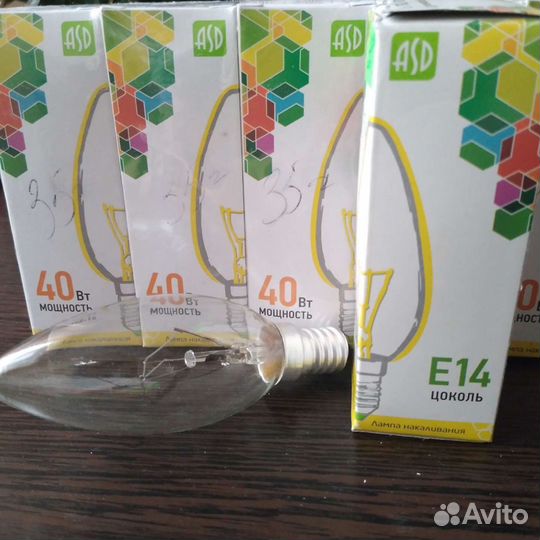 Лампа накаливания свеча