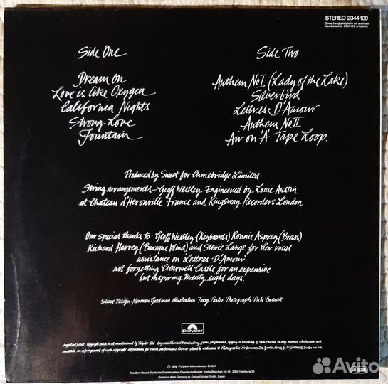 Sweet/ level headed/ 1978 polydor/ 2344 100/ germa