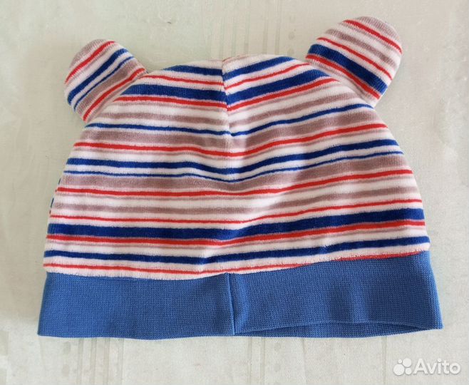 Шапочка с ушками для мальчика, б/у