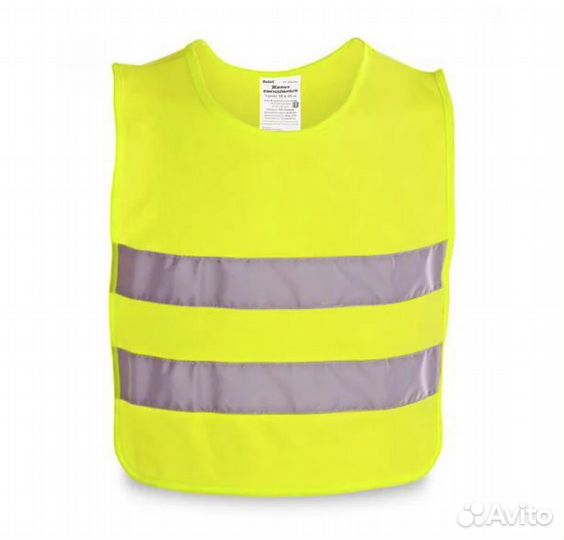 Жилет сигнальный DolleX желтый детский