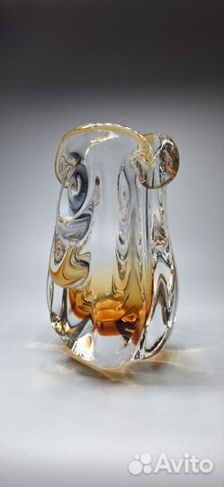 Редкая винтажная ваза для цветов Чехословакия