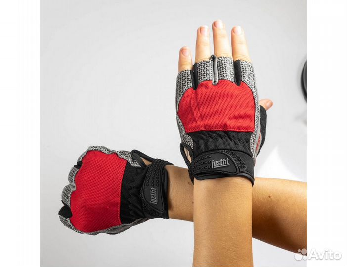Перчатки для фитнеса сетка JF-S3 Red