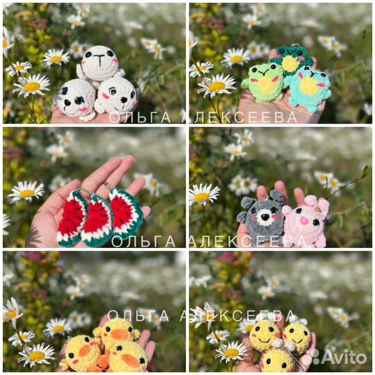 Вязаные игрушки ручной работы