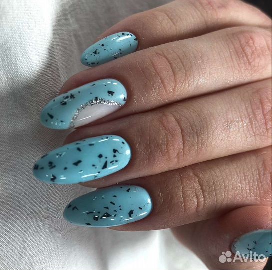 Маникюр шеллак, наращивание