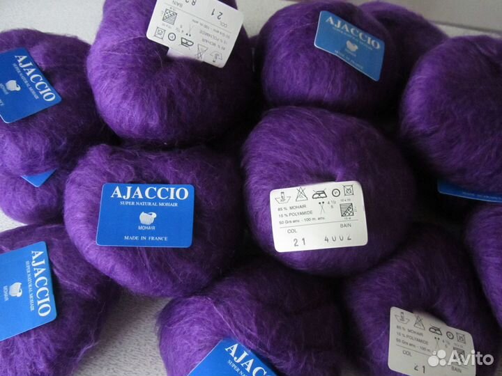 Пряжа мохер