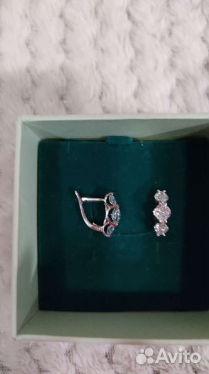 Серебряные серьги новые