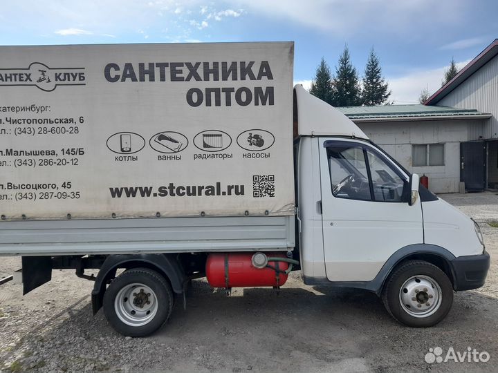 ГАЗ ГАЗель 3302 2.4 МТ, 2007, 373 000 км