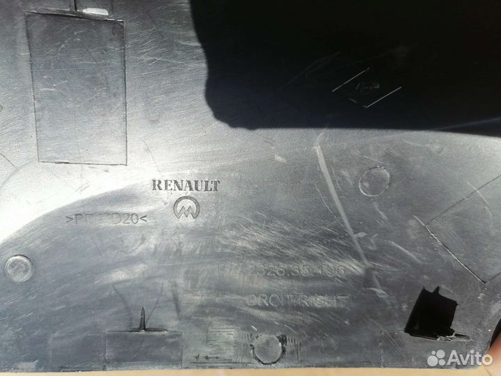 Накладка на зеркало правое Рено fluence