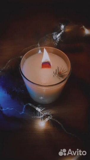 Свечи ручной работы из соевого и кокосового воска