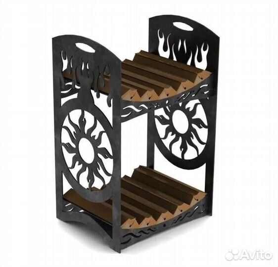 Дровница для бани и каминов