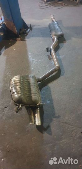 Глушитель мерседес w204 1.8 турбо