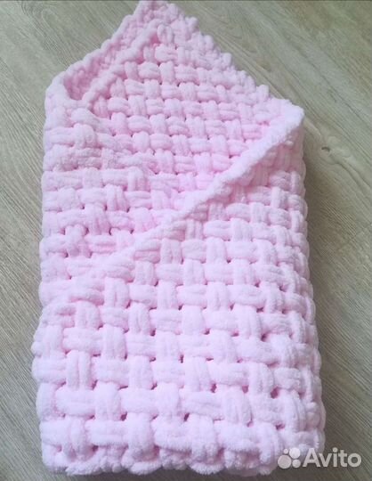 Плед вязаный