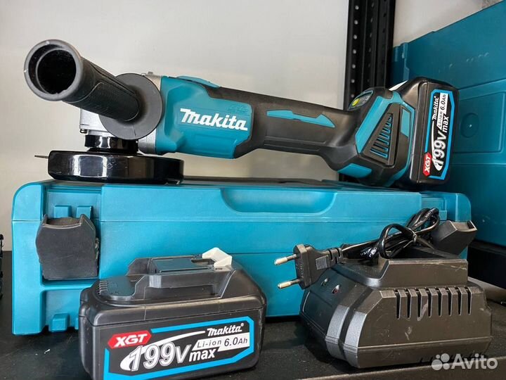 Аккумуляторная болгарка Makita 125mm