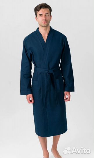 Халат мужской вафельный