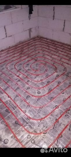 Монтаж теплого пола